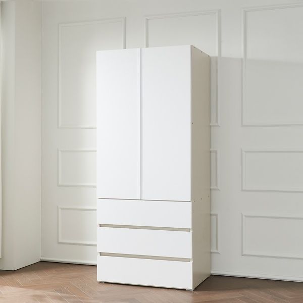 알렌 800 틈새수납장 틈새장 옷 거실 수납장 베란다 다용도 가방 전신 거울 거실 슬림 높은 - 상세 이미지 4