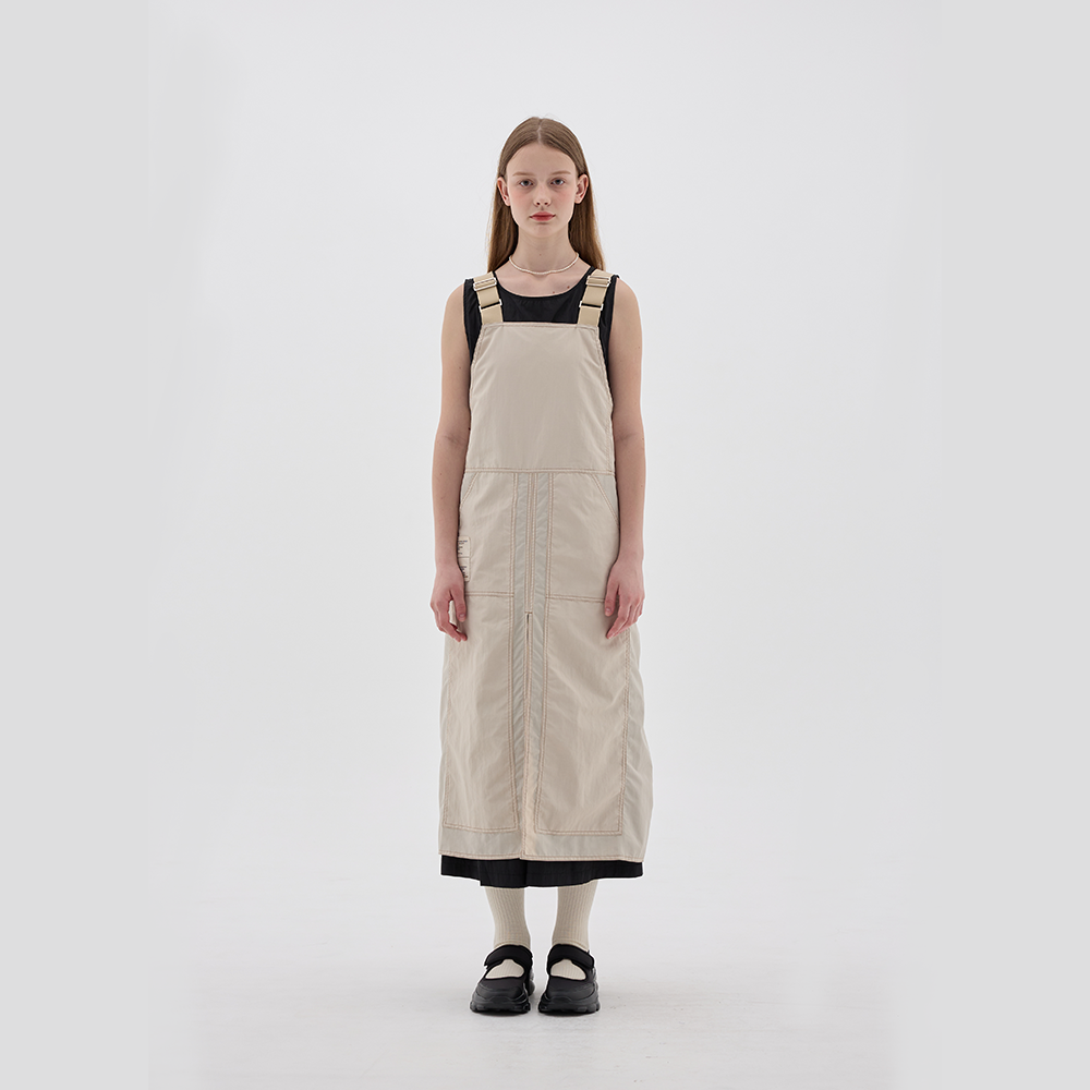 루카너스 데이즈 방수 에이프런 롱 원피스형 예쁜 네일앞치마 카페 공방 미용앞치마