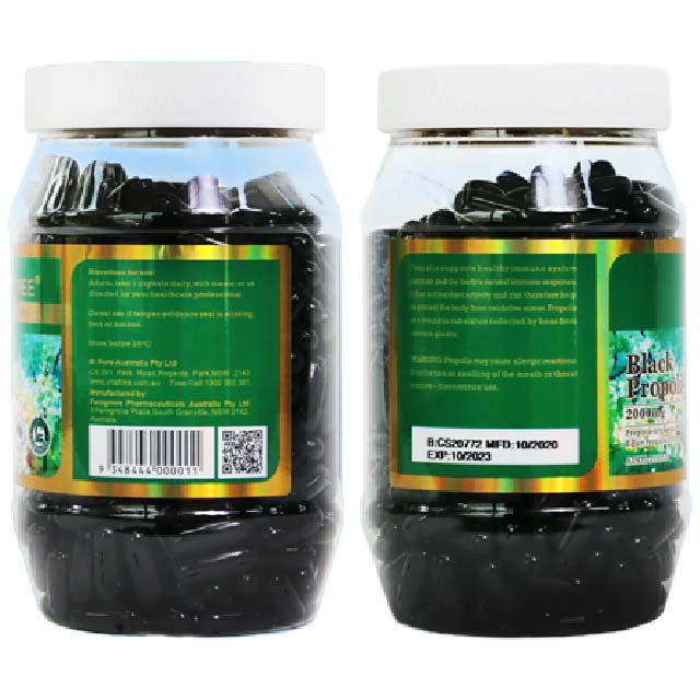 100% 호주산 비타트리 블랙 프로폴리스 2000mg 365 캡슐 페네틸에스테르 루틴 - 상세 이미지 5