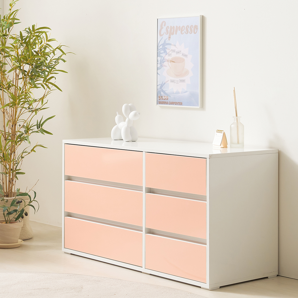 3단 거실장 원룸 틈새 다용도 수납 서랍장 뉴모닝 1000