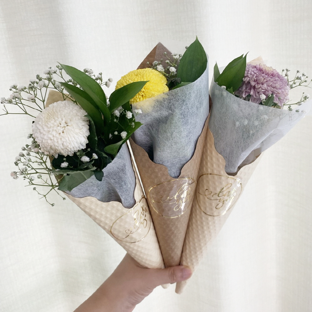 생화 미니 꽃다발 아이스크림꽃 단체 선물 꽃배달 싼곳 이미지 8