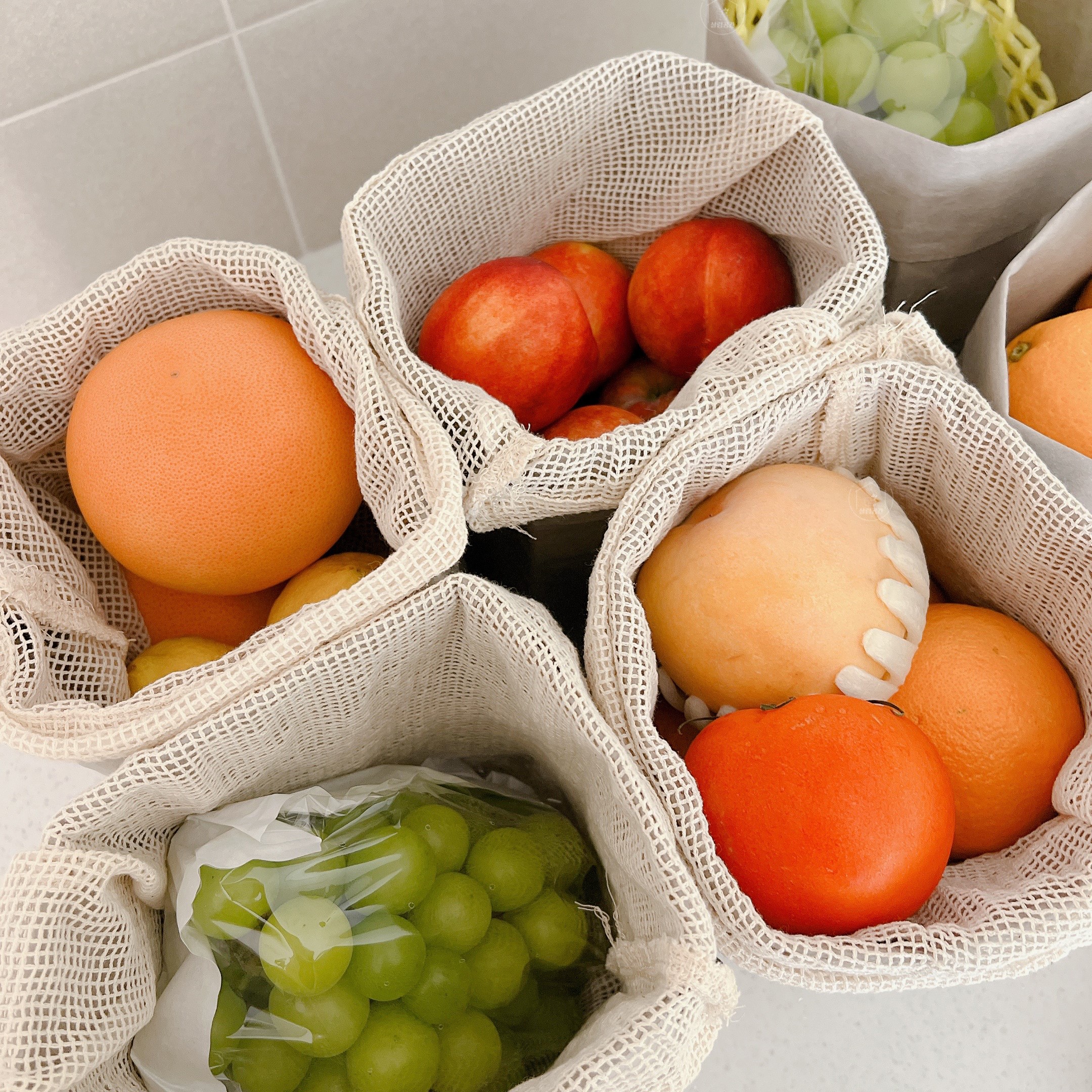 살림공간 페이퍼백 소 2개 야채보관 정리 냉장고 감자 고구마