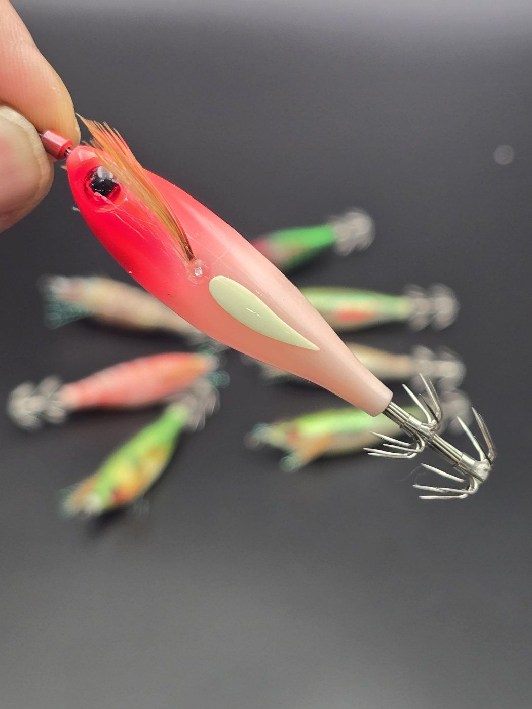 24 키우라 네로 에기 55mm 스몰 야광 쭈꾸미 갑오징어 문어 틴셀 아이비 aj 애기 - 상품 이미지