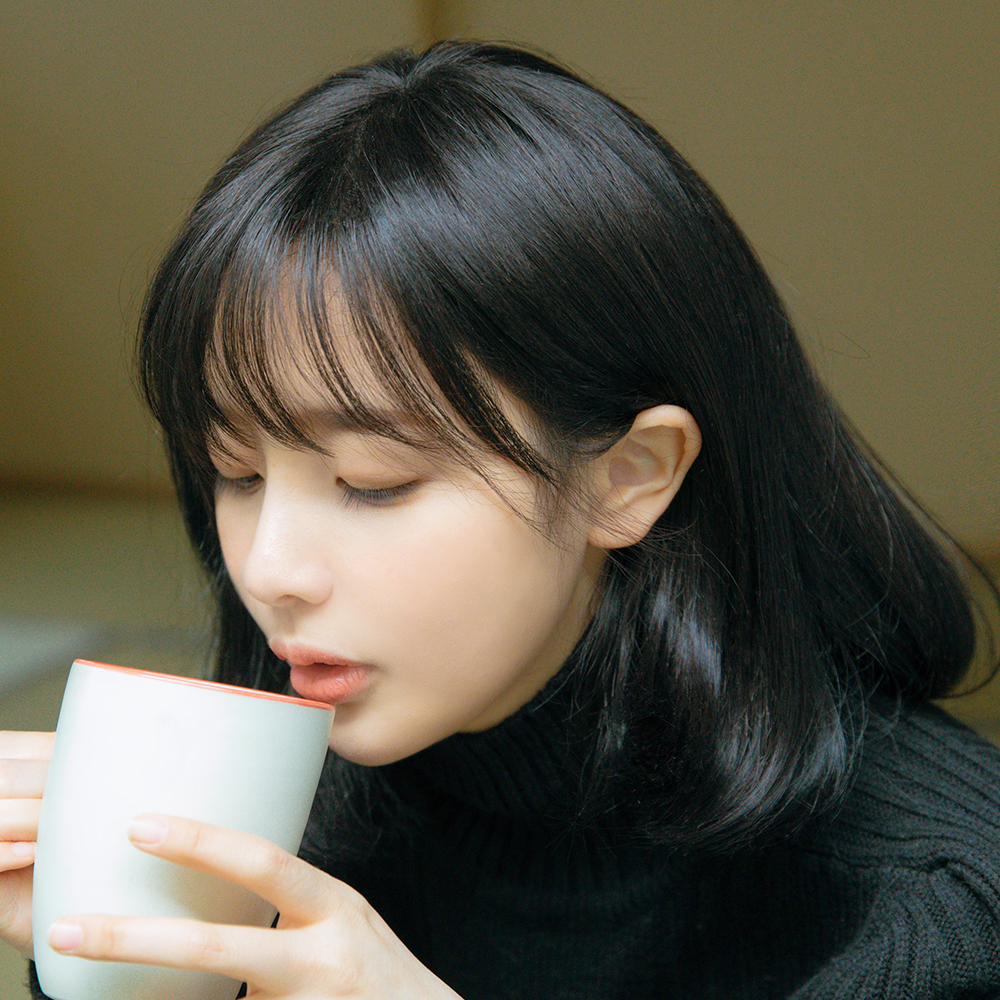 수제 탑커버 시스루뱅 루즈 C컬 (모스트사) 정수리 가벼운 부분가발 - 상세 이미지 5