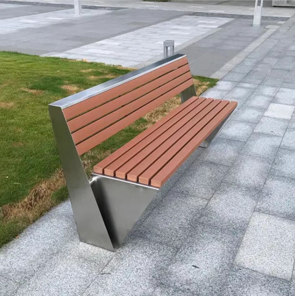 나뭇잎 모양 야외 벤치 공원 인테리어 가드닝 정원 의자 나무