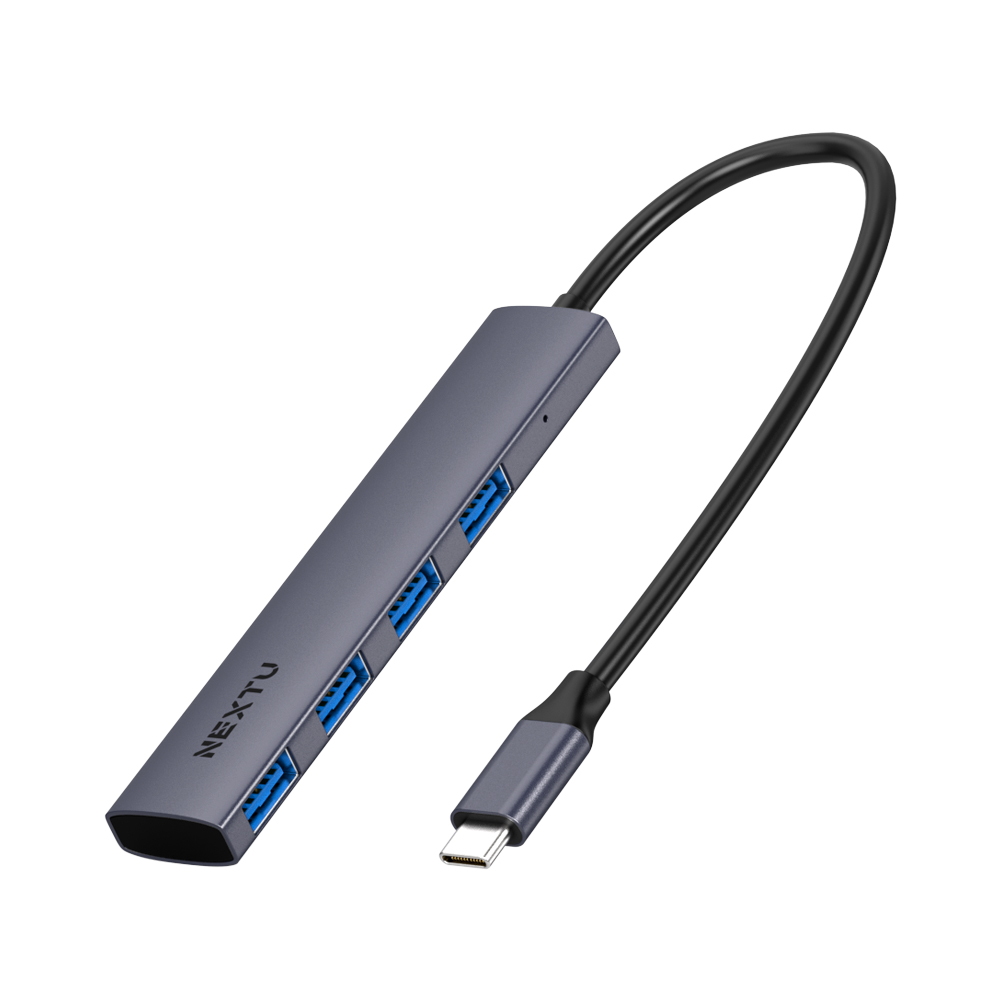 넥스트유 유소르 4포트 USB C타입 멀티허브