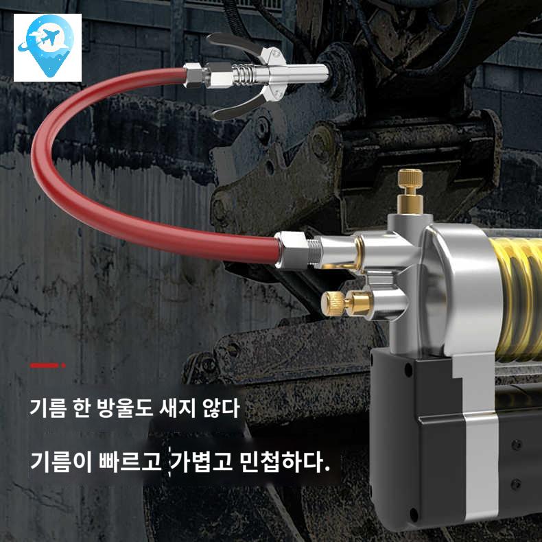 카트리지 그리스 빠지지않는 에어 건 펌프 고압 고체결 호환 주입기 교체용 - 상세 이미지 3