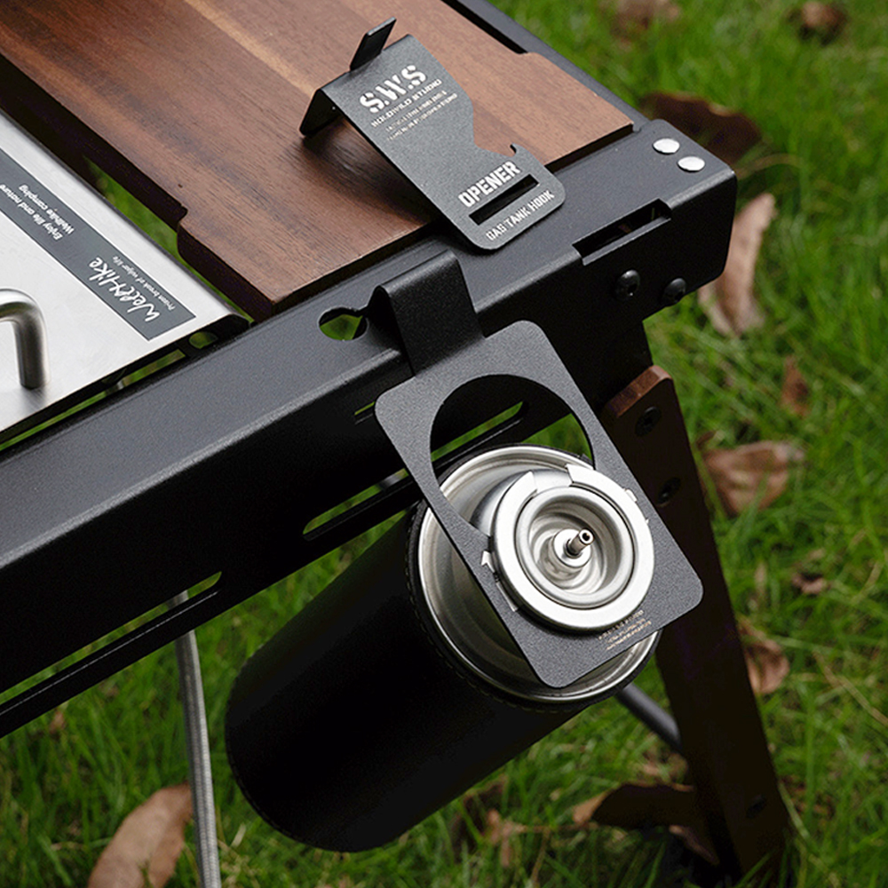 캠핑 IGT 호환 테이블 이소가스 홀더 걸이 거치대 멀티 후크식 거치 이미지 3