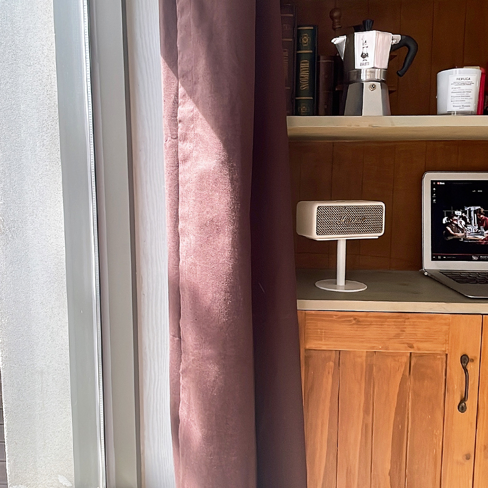 린넨 커튼 브라운 맞춤제작 리넨 거실 작은방