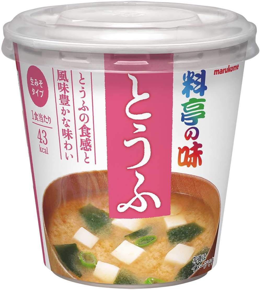 마루코메 요정의 맛 컵 미소시루 두부 6개세트