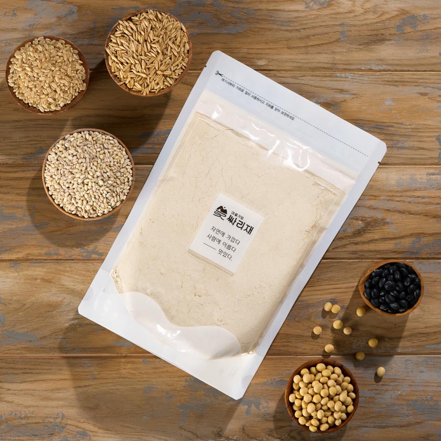싸리재 속편한 아침식사대용선식 [ 오곡 미숫가루 500g ] 국산 곡물 쉐이크