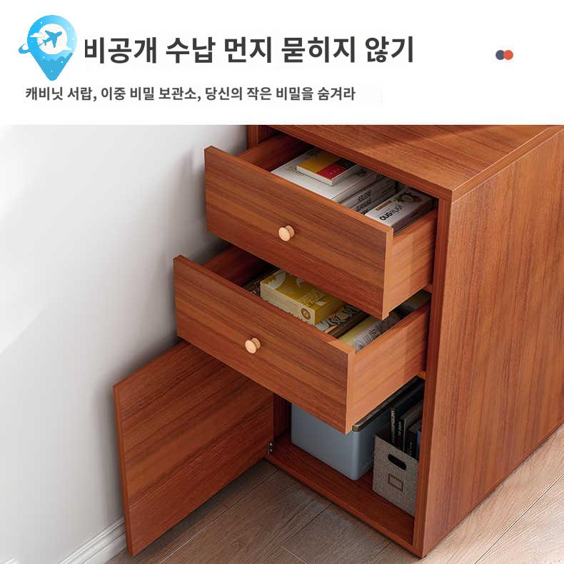 코너장 모서리 서랍장 드레스룸 침실 선반 거실 틈새 수납장 틈새장 - 상세 이미지 2