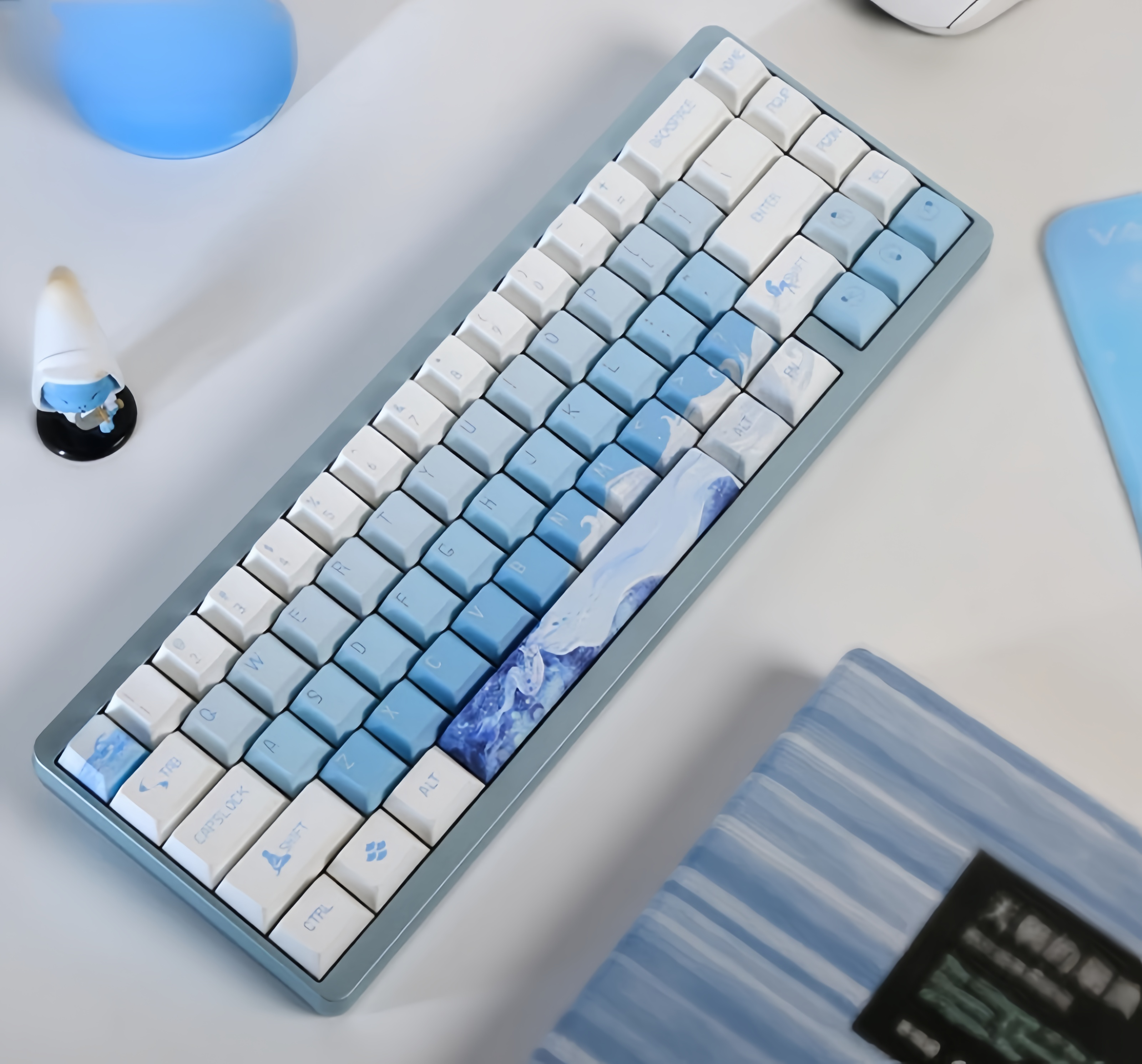 바밀로 뮤즈 65 VARMILO MUSE65 게이밍 키보드 자석축 래피드트리거 알루미늄 기계식 키보드 - 메인 이미지