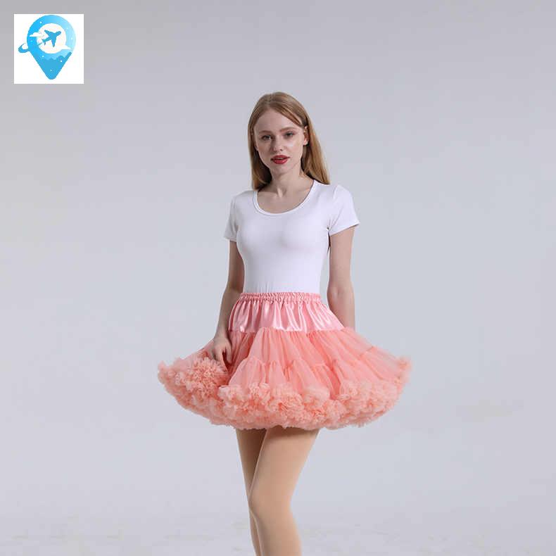 연습 발레 무용복 치마 튜튜 공연 캉캉 성인 스커트 - 상세 이미지 4
