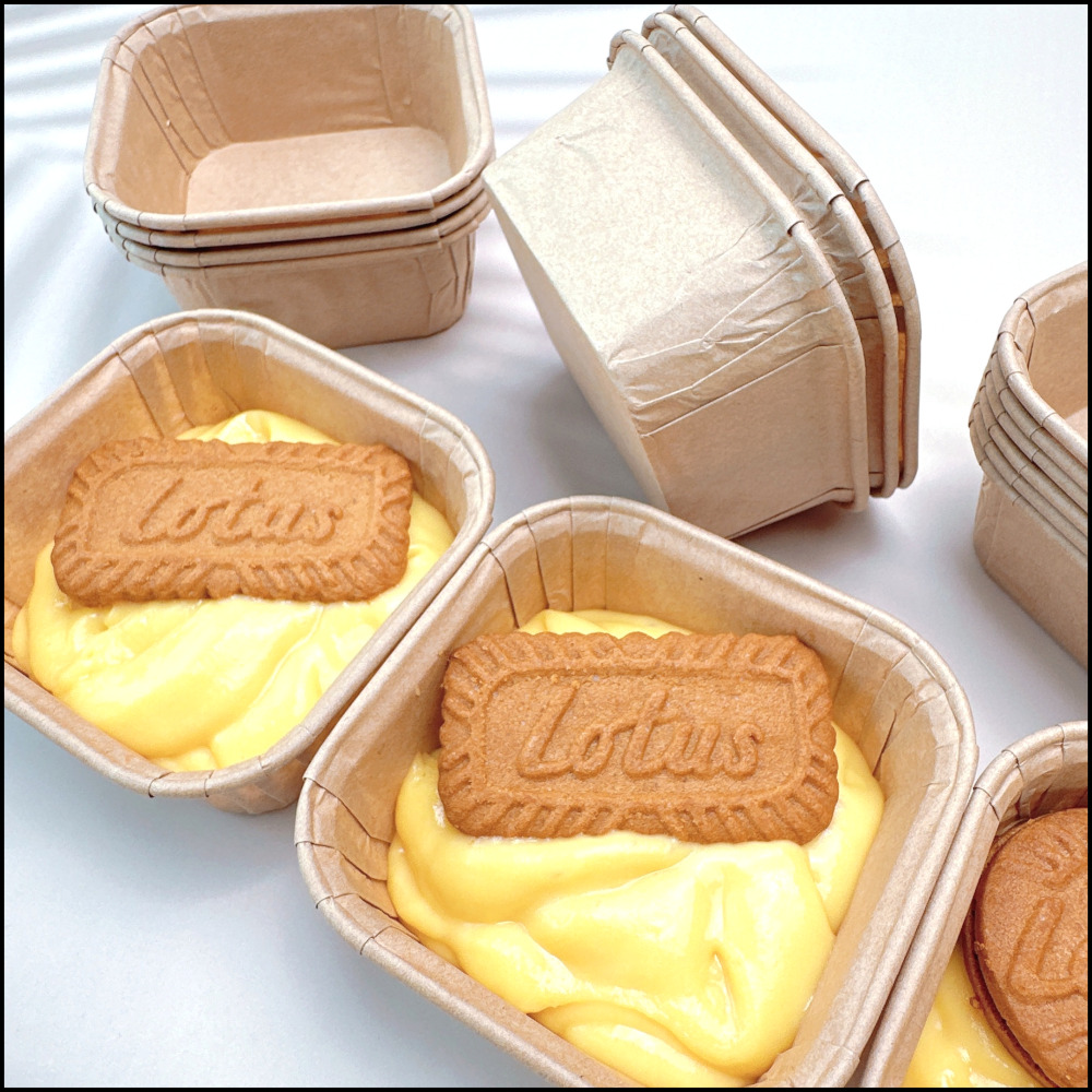 베이킹컵 50p 머핀 파운드 케이크 종이몰드 도시락 미니 포장 크라프트 유산지컵