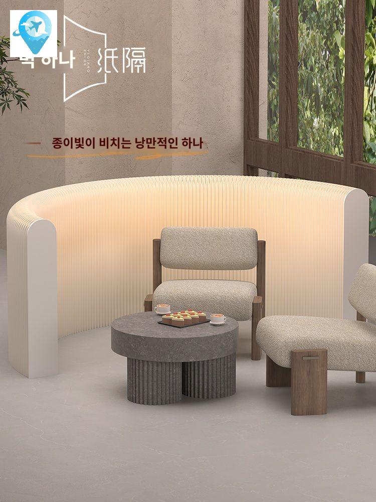 종이 템바보드 낮은 접이식 템파보드 파티션 공간분리 - 상세 이미지 3