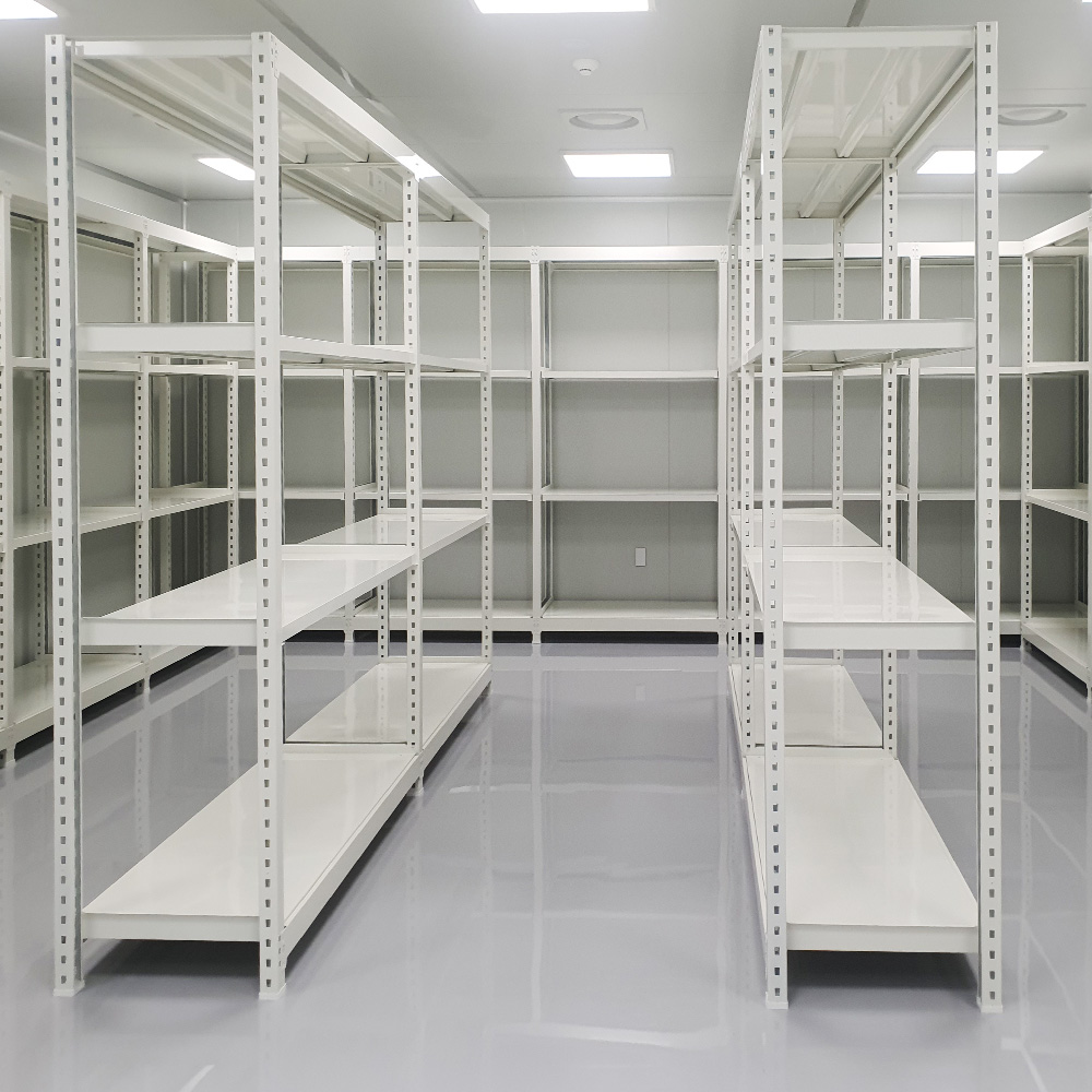 철제선반 중량랙 5단 조립식 앵글 무볼트 창고 선반 300kg 1200x600x1800