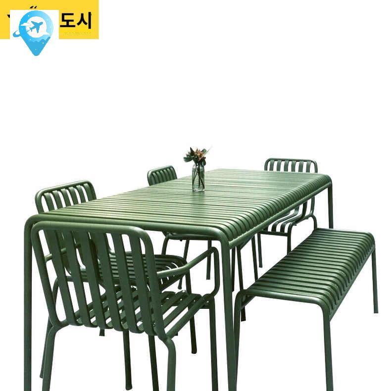 카페 테라스 정원 티테이블 야외 베란다 테이블 - 상세 이미지 5