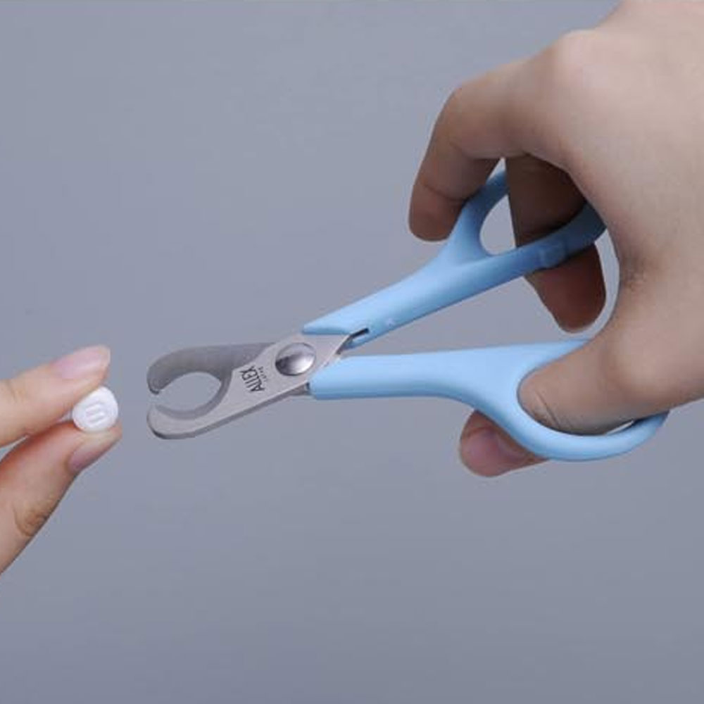 알렉스 스테인레스 알약가위 알약절단 약자르는가위 12mm - 상품 이미지