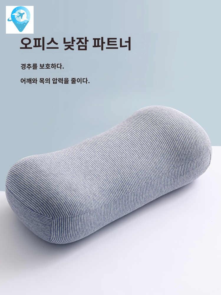 메모리폼 기숙사 수면 경추베개 싱글 도움 원통형 작은 사무실 코어 베개 학생 - 상세 이미지 4