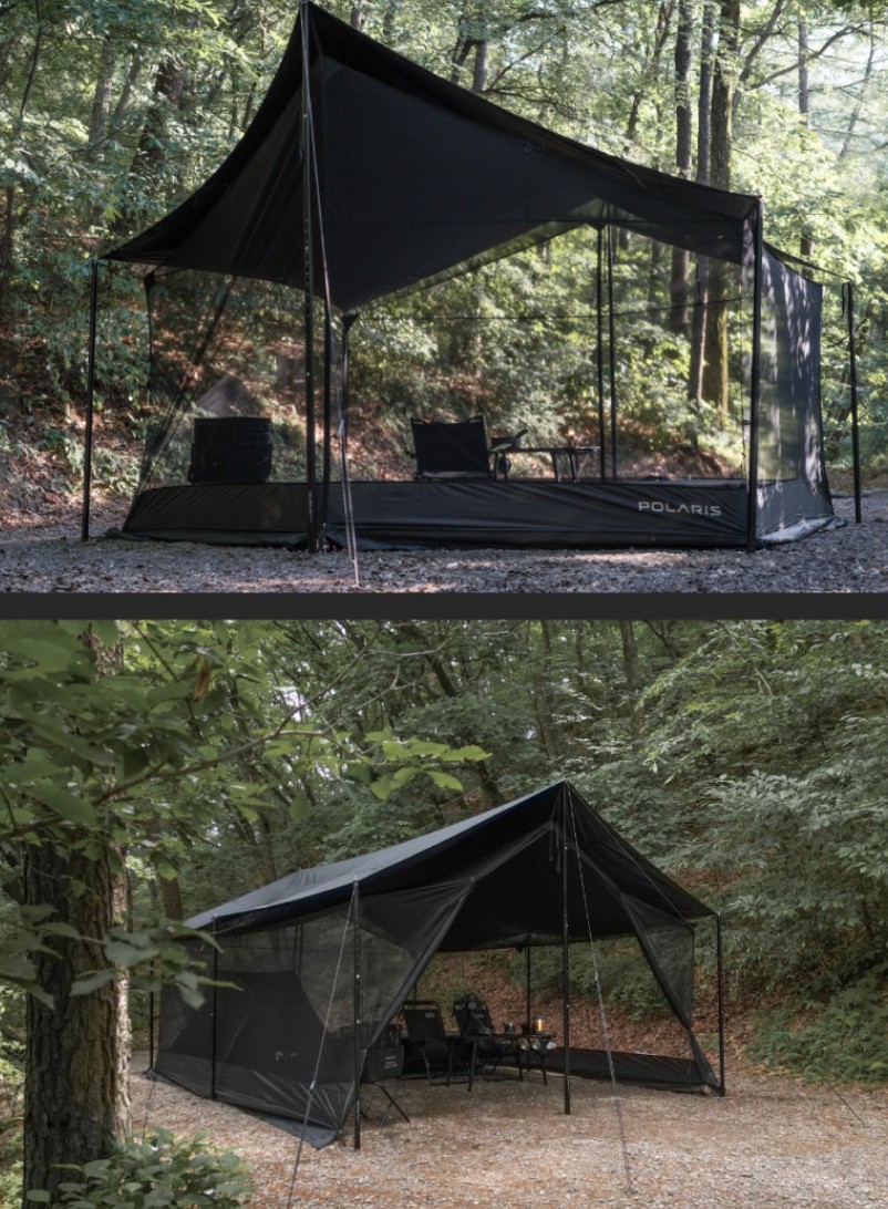 폴라리스 타프쉘 헥사 타프 메쉬 스크린 모기장 타프스크린