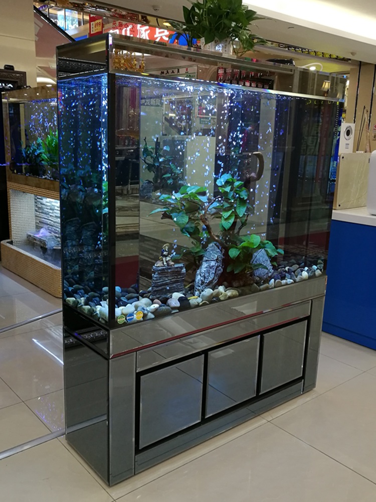 대형 어항 수조 거실 가정용 수족관 사육장 인테리어 물고기 파티션