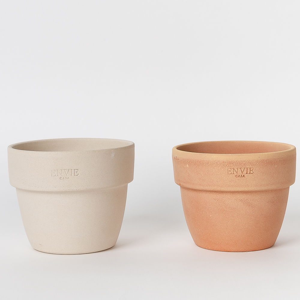 앙비까사 도토리 토분 빈티지 테라코타 이태리 독일 토분 홈가드닝 화이트베이지 10호 이미지 3