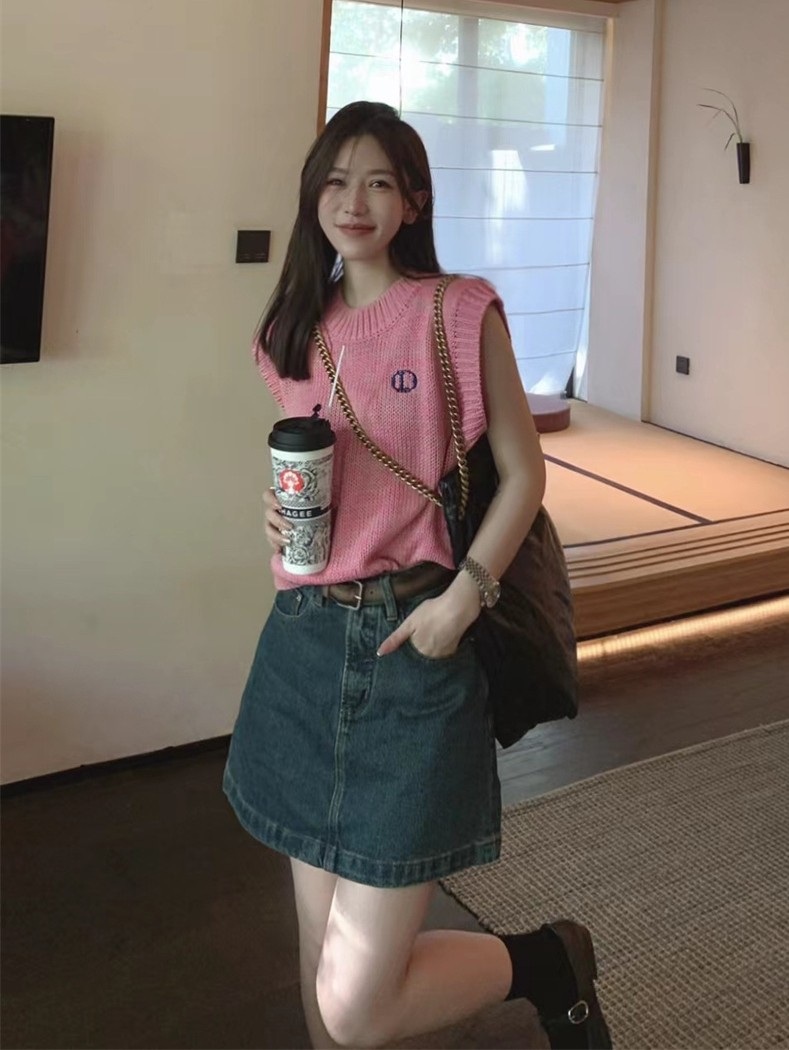 미녀와 순정남 37화 임수향 조끼 니트 박도라 데일리 라운드넥 의상 옷 패션 - 상세 이미지 3