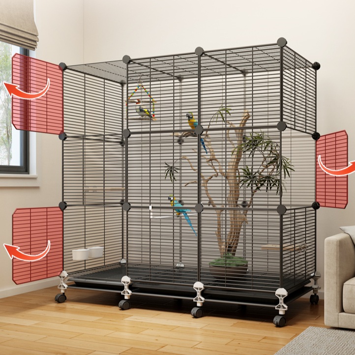 가정용 새장 대형 슈가글라이더 케이지 하우스 사육장 앵무새 소동물
