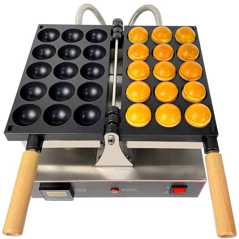 홍콩 와플 메이커 기계 업소용 구슬 와플기 간식 달걀 스콘