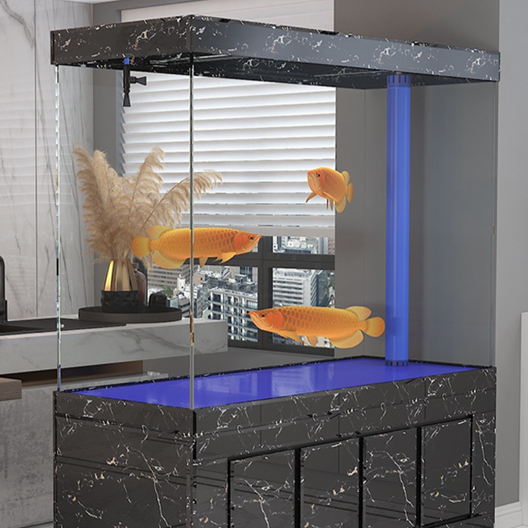 대형 어항 수조 거실 가정용 수족관 사육장 인테리어 물고기 파티션