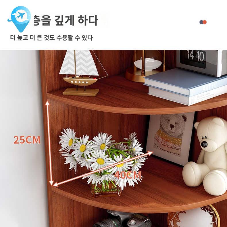 코너장 모서리 서랍장 드레스룸 침실 선반 거실 틈새 수납장 틈새장 - 상세 이미지 4
