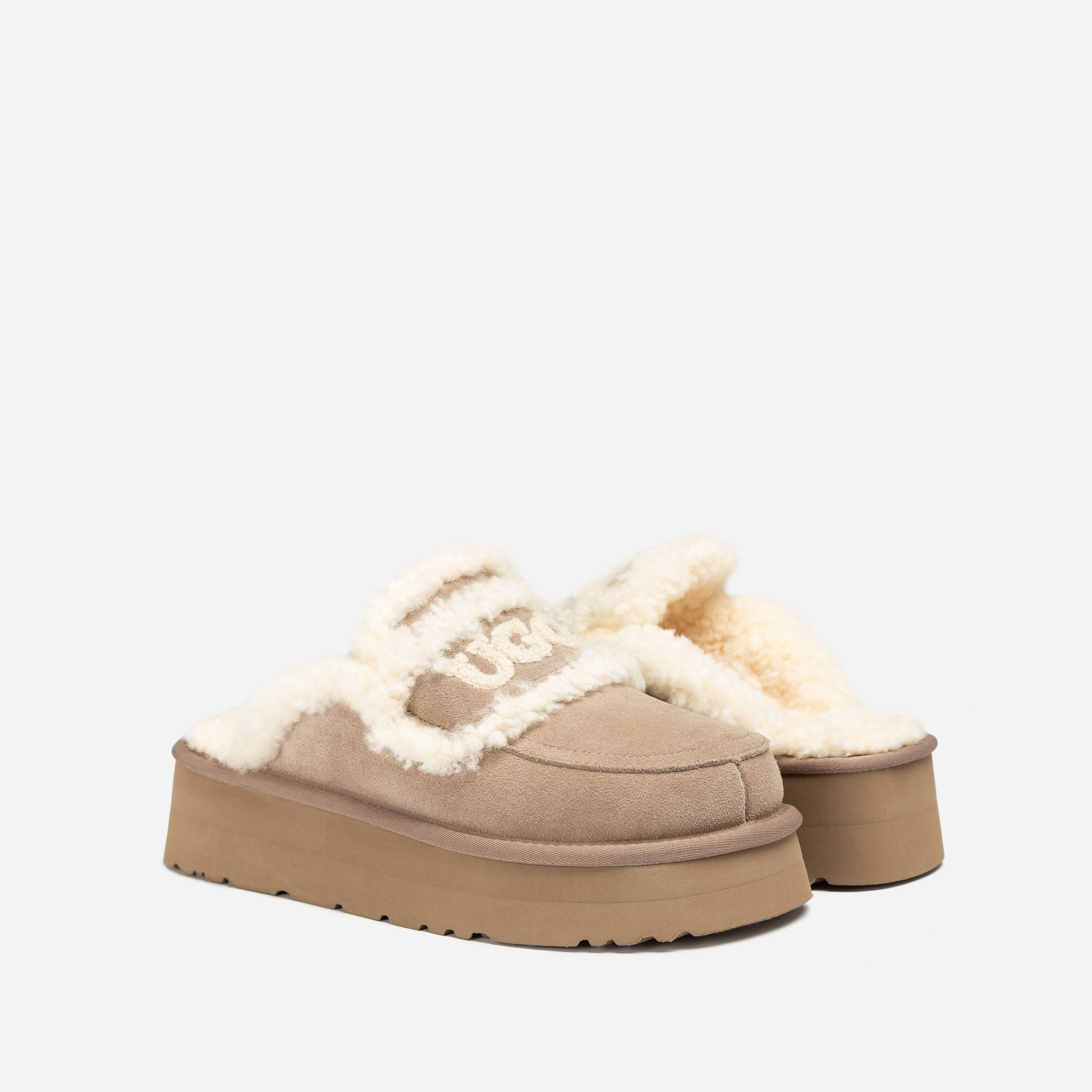 호주 오즈웨어 바이올렛 어그슬리퍼 시어링 밴딩 스트랩 플랫폼 키높이 여성 키즈 로퍼 단화