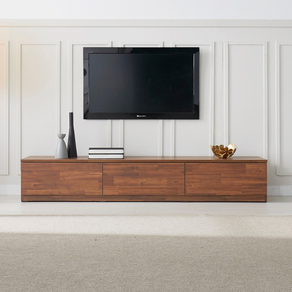 솔라 1800거실장 낮은 안방 tv다이 선반 서랍장 장식장