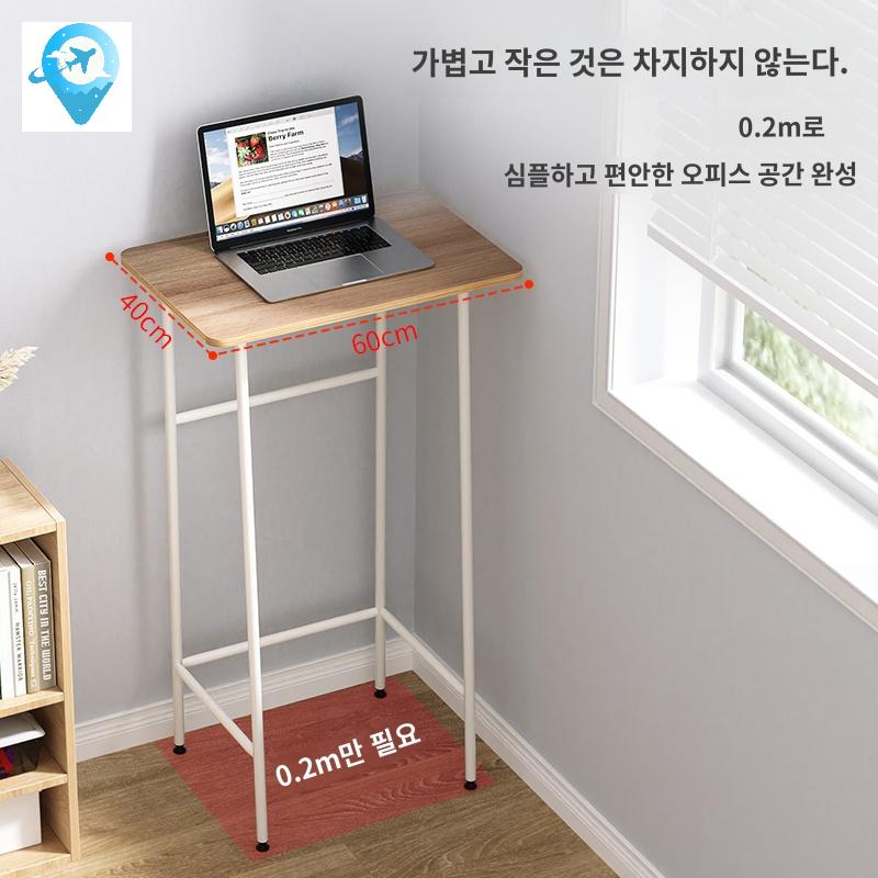 높은테이블 책상 작업 키높이 스탠딩책상 서서일하는 - 상세 이미지 3