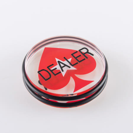 [이비알]홀덤 버튼 1 레드 스페이드 홀덤펍 포카 홀덤용품 텍사스 포커 카지노 훌라 바두기 카드