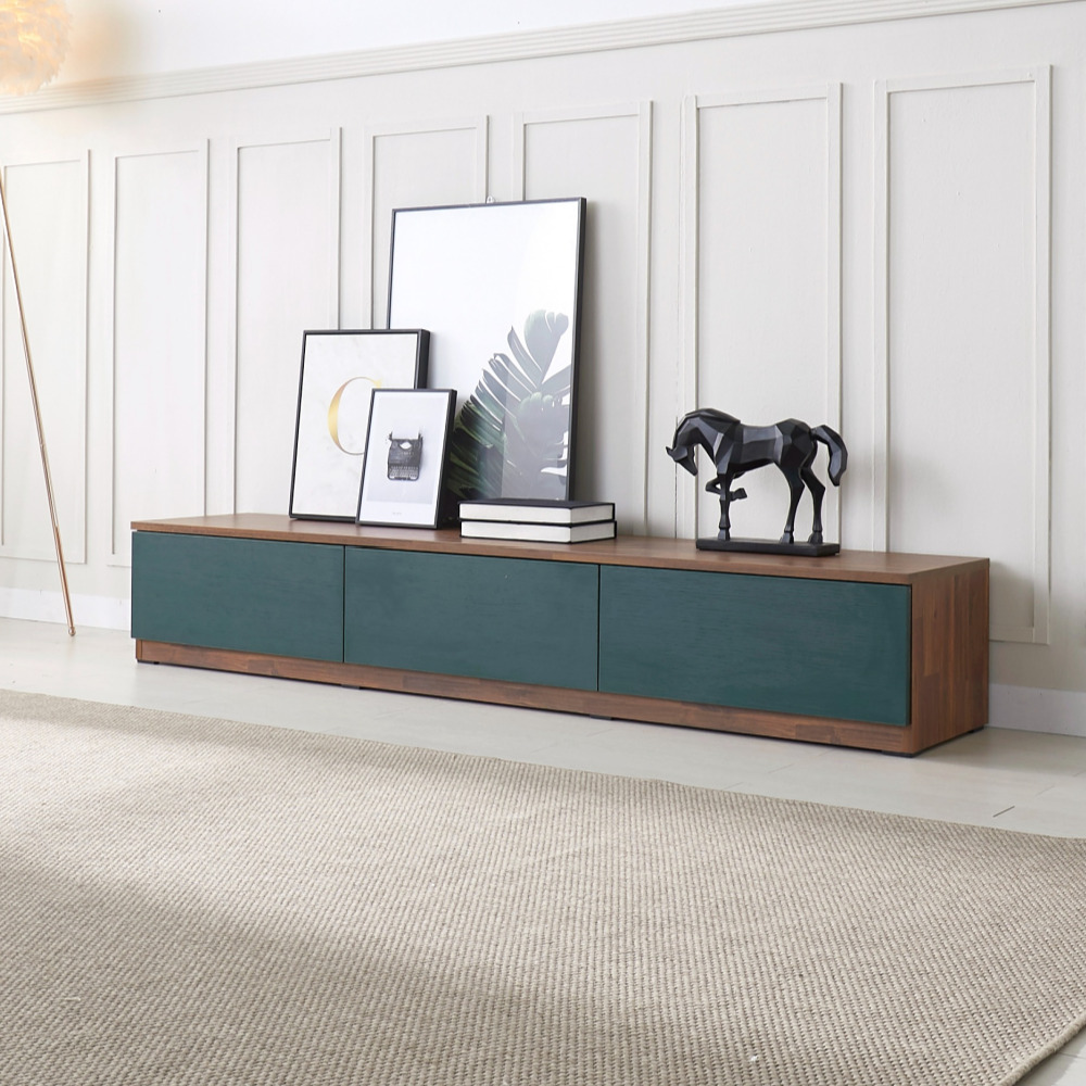 솔라 1800거실장 낮은 안방 tv다이 선반 서랍장 장식장