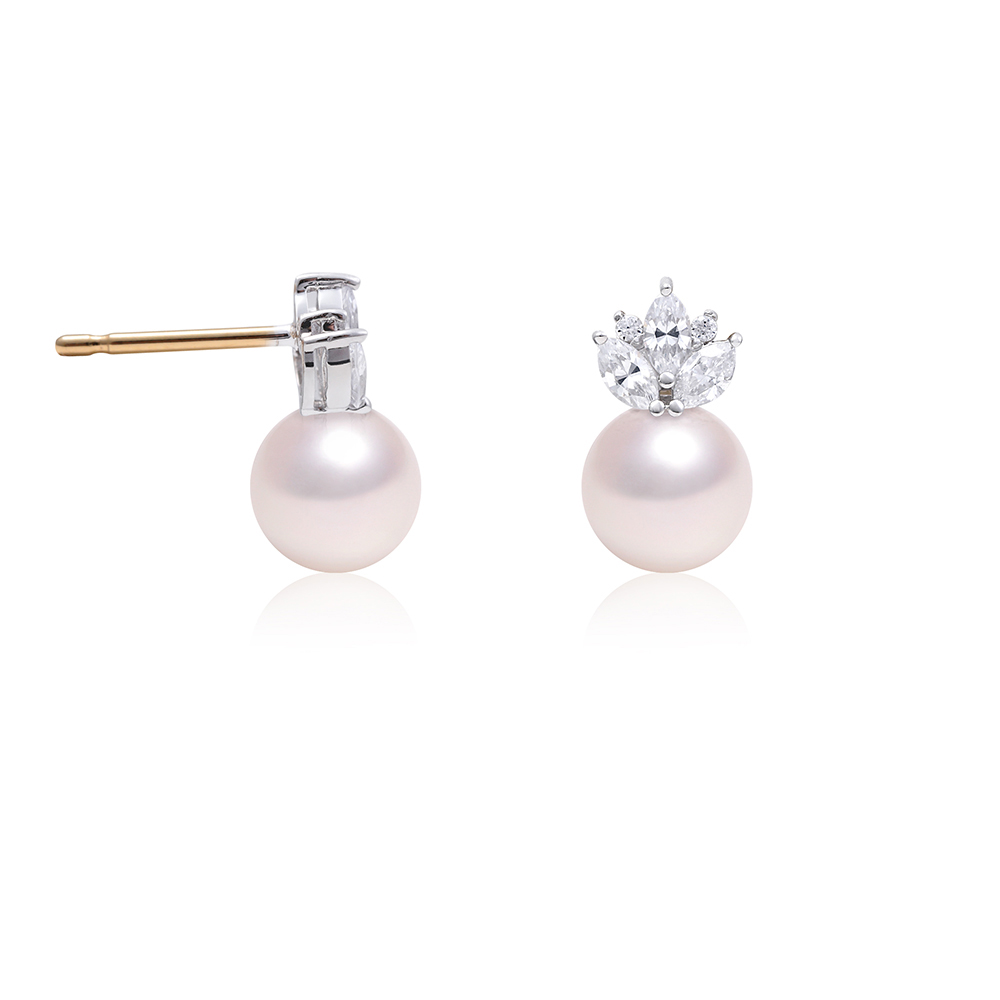 러츠 14K 18K 아코야 해수 진주 귀걸이 AAA+