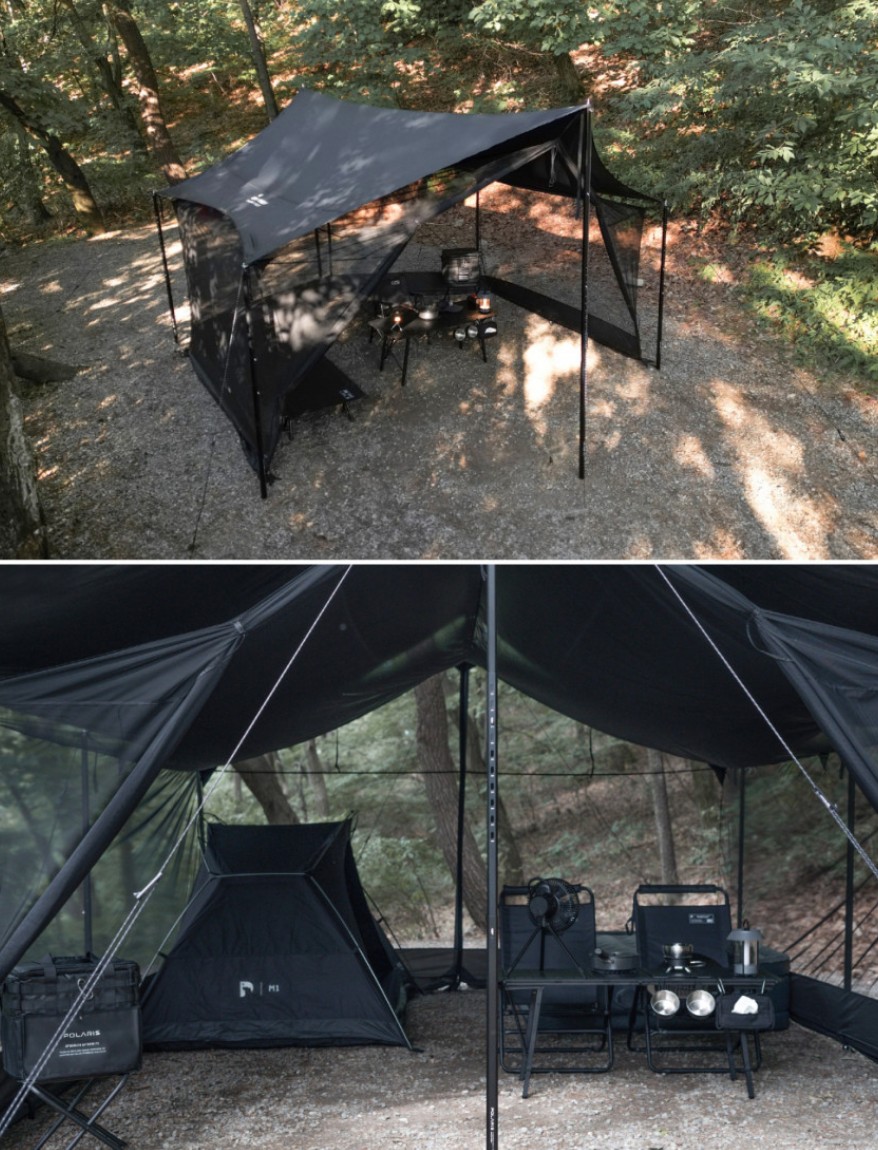 폴라리스 타프쉘 헥사 타프 메쉬 스크린 모기장 타프스크린