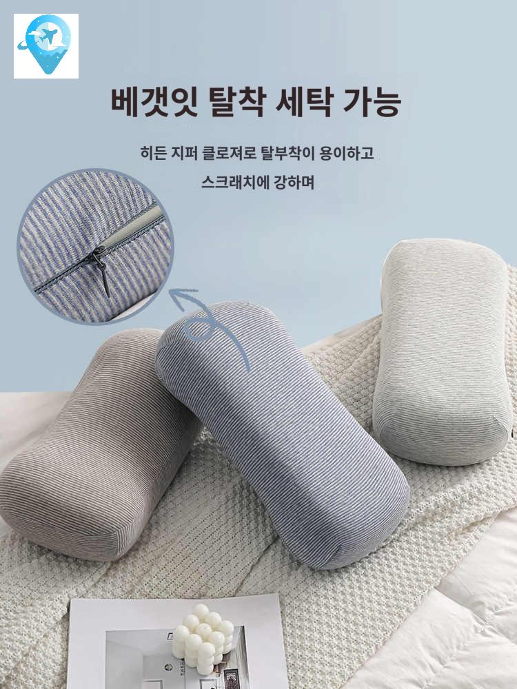 메모리폼 기숙사 수면 경추베개 싱글 도움 원통형 작은 사무실 코어 베개 학생 - 상세 이미지 5