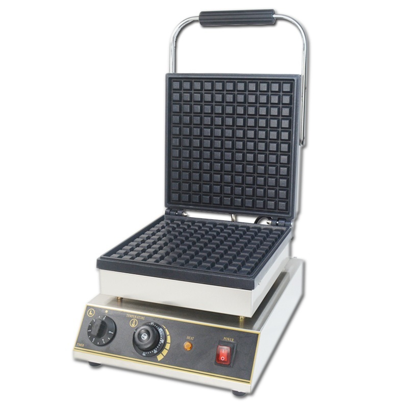 업소용 크룽지 기계 전기 와플 오븐 대형 그릴 파니니 온도 조절