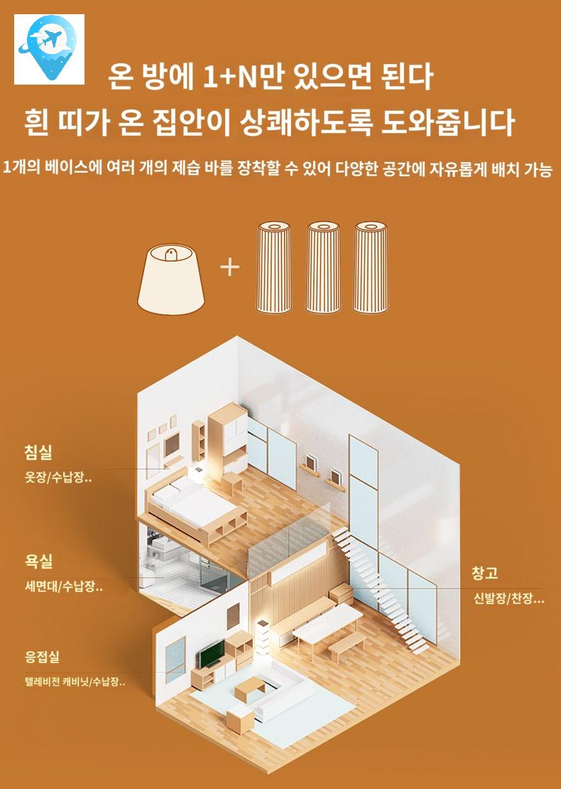 무선 드레스룸 충전식 미니 카메라 신발 옷장제습기 - 상세 이미지 5