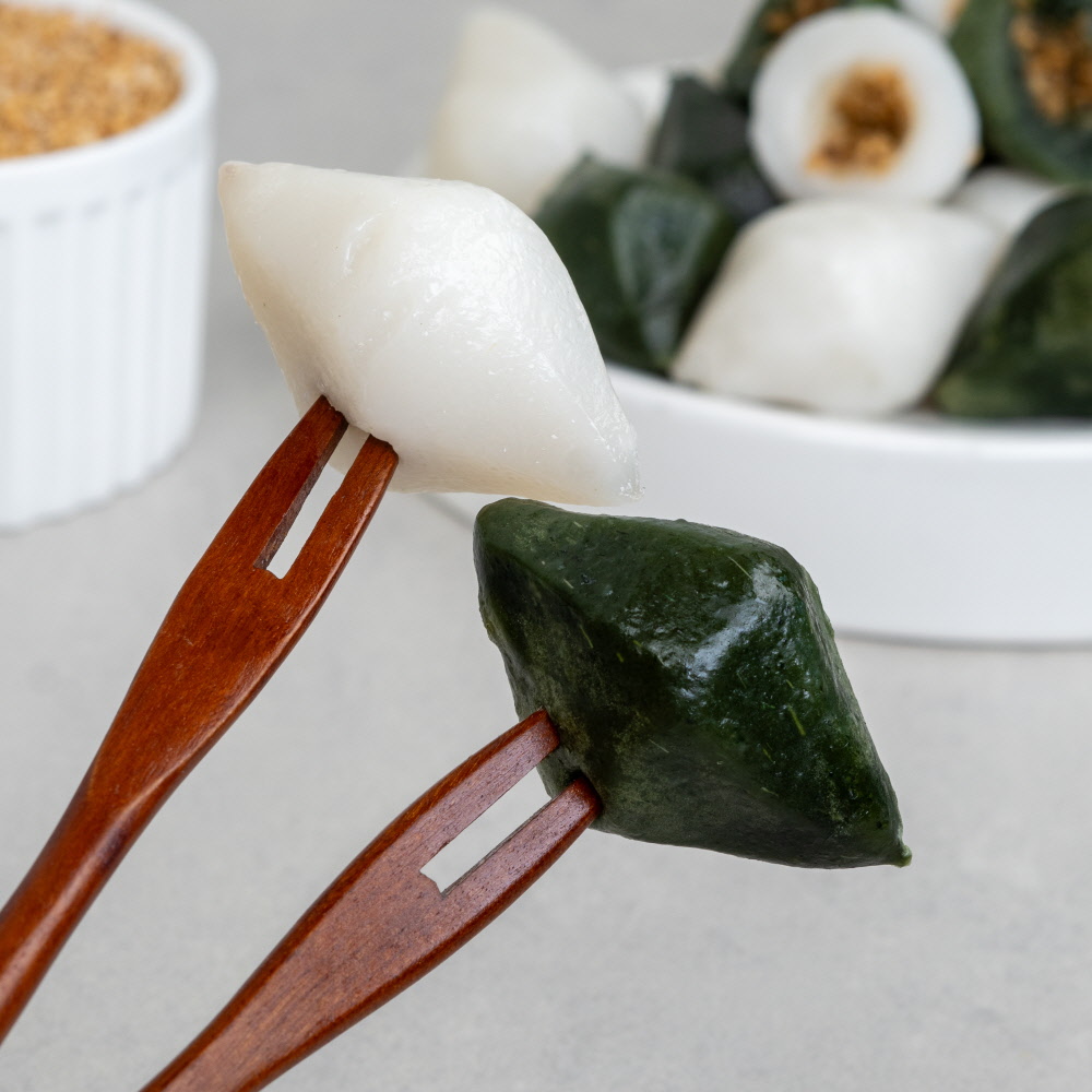 싸리재 국산참깨 추석송편 (흰송편+쑥송편) 260g 깨송편 맛보기송편 이미지 8