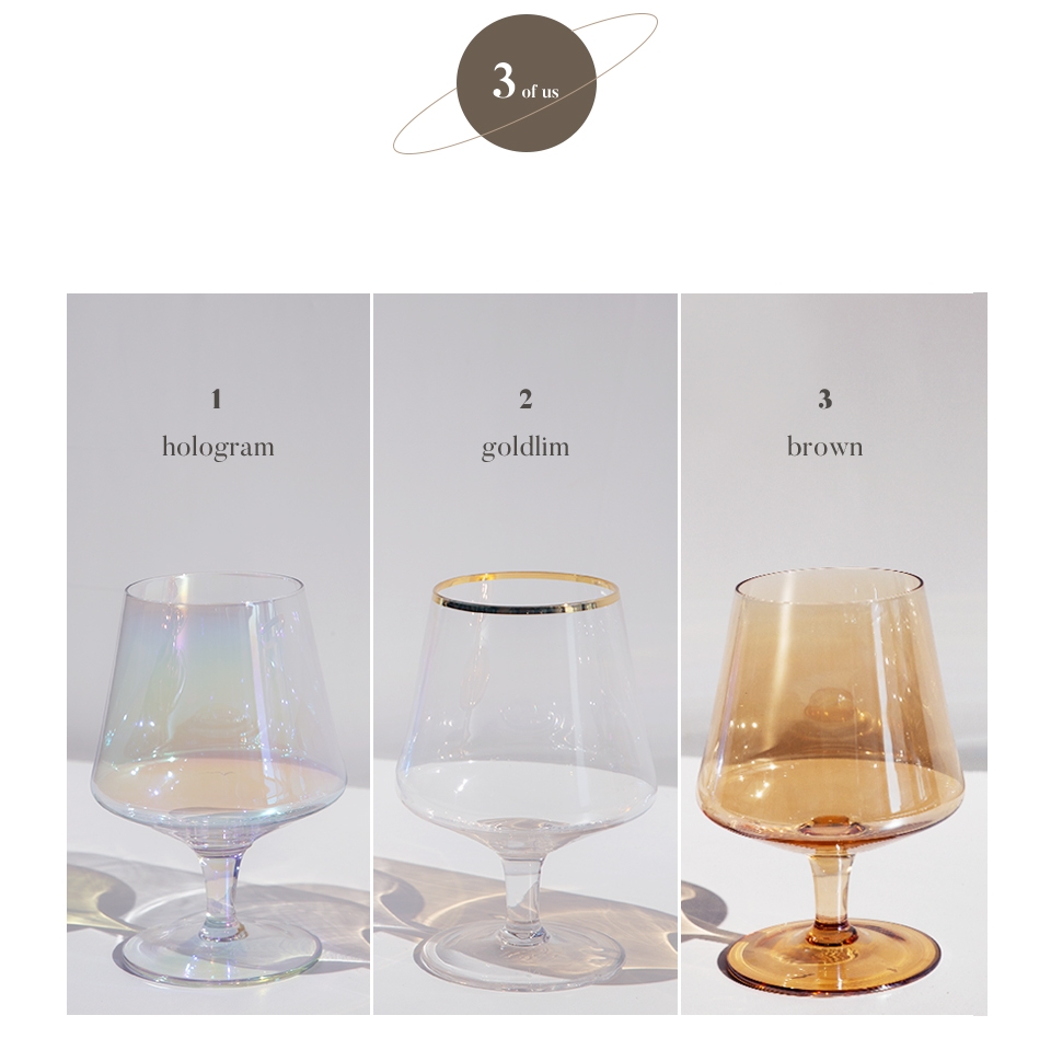 고블렛잔 신혼부부 집들이 선물 미니 와인잔 480ml 3type - 상세 이미지 5
