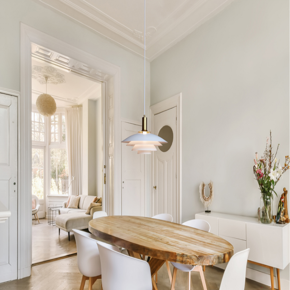 북유럽식탁등 LED 레일 펜던트 갓등 조명 4인 식탁등