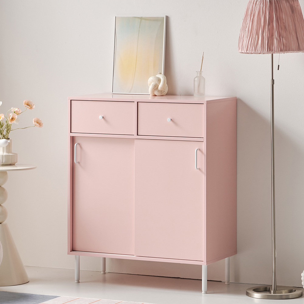 로지 정리장 서랍수납장 거실 다용도실 작은 미니 슬라이드 수납장 800