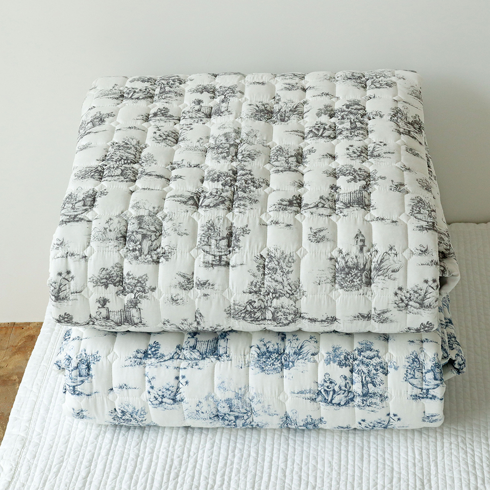 클로이 명화 모달 100 먼지없는 미끄럼방지 고정밴드 사계절 침대패드 Q