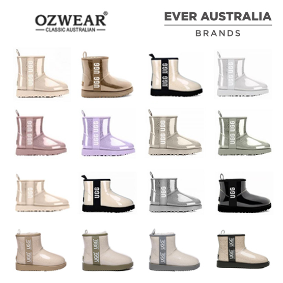 호주 AS 오즈웨어 에버어그 클리어 부츠 겨울 레인부츠 성인 키즈 야광 완벽 방수 방한 제품 이미지