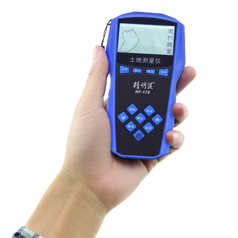 토지계량기 토지 체적 농지 휴대용 NF-198 스크린 면적 길이 차량 측정 - 상품 이미지
