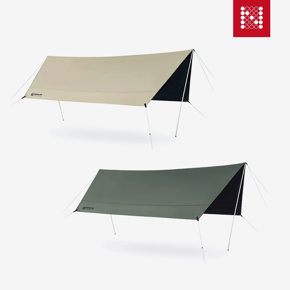 노마드 파미르 렉타타프 500 캠핑 차박 블랙코팅 차광 그늘막